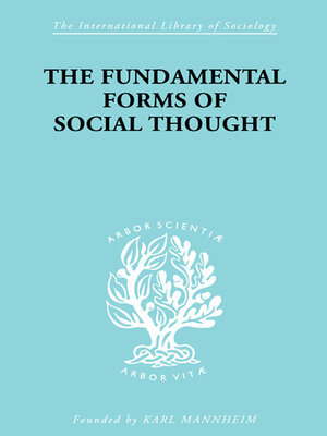 cover image of The Fundamental Forms of Social Thought